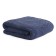 Blave made of washed cotton dark blue in color Essential, size 130x180 cm