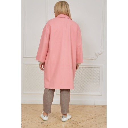 Female coat, size 62, light pink color-3