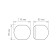 Elektrostandard lamp, 10 W, LED, 3000K, 700LM, IP54, wall, Techno 1566 LED White