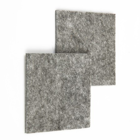 Furniture tundra, 85 x 85 mm, square, gray, 2 pcs.-3