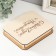 Casket "Happy New Year and Merry Christmas" 17x14x3