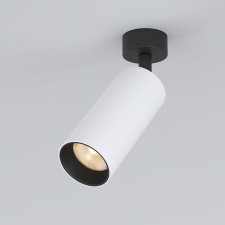 Lamp ceiling Elektrostandard, Diffe Led 10 W, 57x52x175 mm, IP20, white, black color