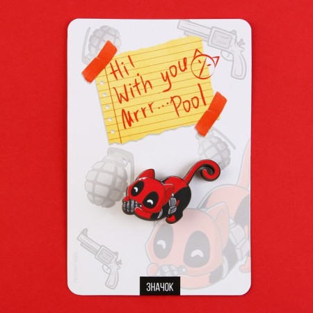 Wooden icon "Mr. Pool ", 3.4 x 3.7 cm-5