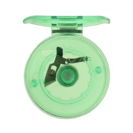Inertial coil, plastic, diameter 5.5 cm, green color, 806s-4