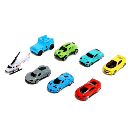 TRAILER truck with 7 machines and helicopter-4