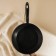 Aluminum pan with high side SL Home, D = 28 cm, h = 7.5 cm, anti -stick coating, induction, black color
