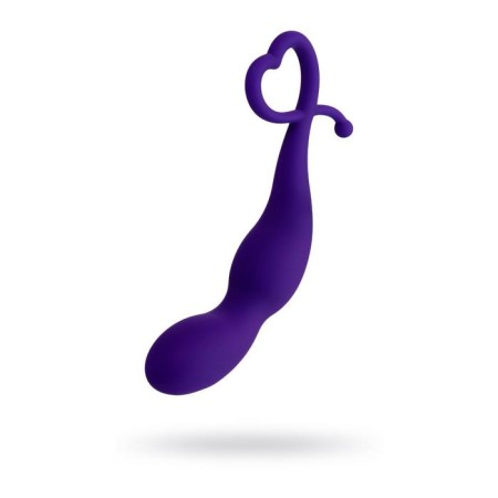 Anal plug WLAP, silicone, purple color, 16 cm, d = 2.5 cm