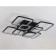 LED ceiling LED with Ambrella Light, Original, FA4424, 8XLED, 150 W, 11250LUM, 3000-6400K, Black Color Black