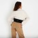 Buttons corset, width 15 cm, gum, black color