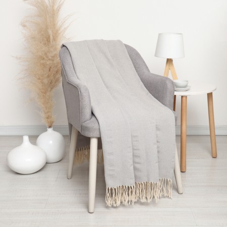 Herringbone Pad 140x200cm, Bel/Ser, HL 95%, PE 5%
