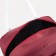 Board Road on a zipper, an outer pocket, a suitcase holder, burgundy/white color