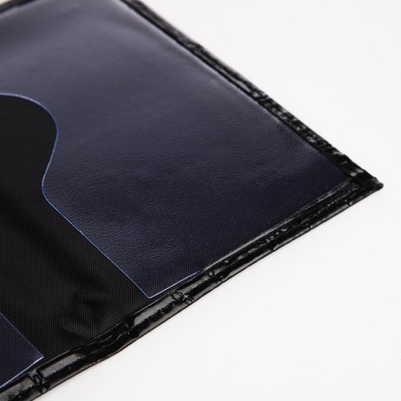 Cover for passport, black color-6