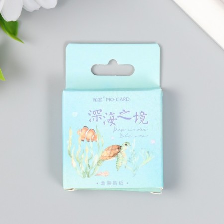 Stickers for creativity "Underwater World" set of 46 pcs 4.4x4.4x1.1 cm-3