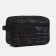 Lightning cosmetic bag, external pocket, black color
