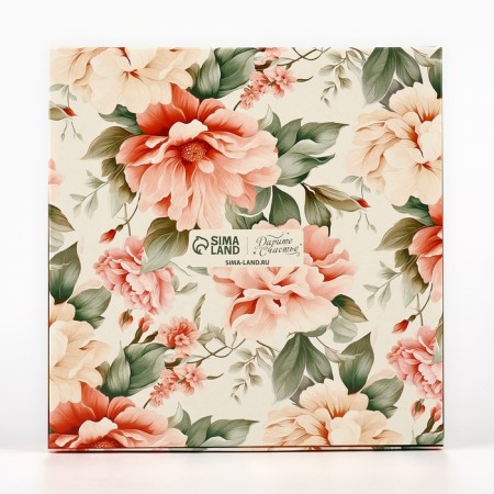 Folding box "Tenderness", 20 × 20 × 4 cm-3