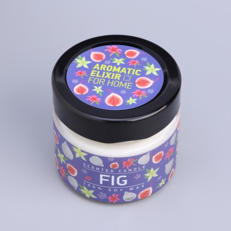 Aromatic candle in the Bank "Ripe Fig", Envisor Wax, 80 g-8