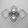 Chandelier with PDU 1145/4CF LED 108W 3000-6000k+Basher Coffee base 78x50x9 cm Bayerlux 52507