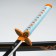 Souvenir weapon "Katana Nobu" 77cm, blue hilt, on a stand