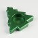 New Year's Summer "Christmas tree", 2.5x9 cm, green metallic