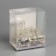 Girlynda "Mishura" 2 m dews with nozzles "Beads", IP20, silver thread, 100 LED, white glow, AAX3