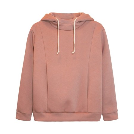 Female hoodies, size 44, Powder color-3