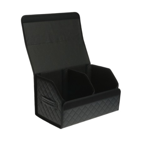 Organizer COFR in the car Cartage Sakvoyazh, eco -leather quenching, 50 cm, black-3