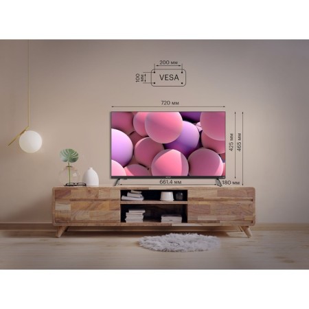 TV LED KIVI 32 "32H750NB Black HD 60HZ DVB-T2 DVB-C USB Wifi Smart TV-7