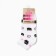 Women's socks "cat", white color, rr 23-25