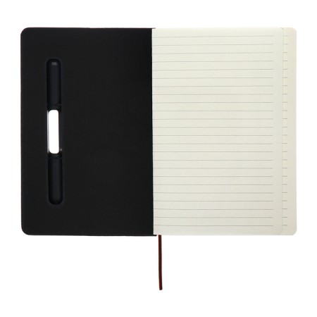 Leduced Diary A5, 96l, Lin, Holder for phone/tablet/handles, black-7