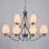 Palermo chandelier, size 93x285x93 cm, 720W 12XE27 IP 20