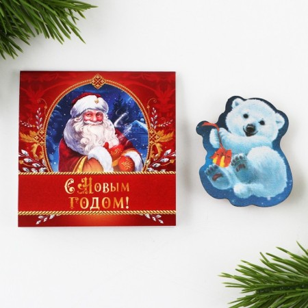 Gift New Year's set: notebook and icon "Happy New Happiness"-2