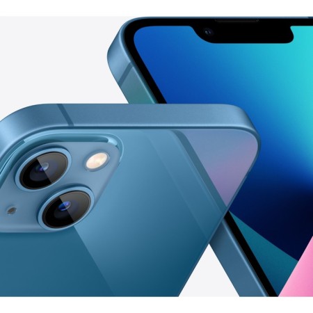 Smartphone Apple A2482 iPhone 13 256GB 4GB Blue Monoblock 3G 1SIM 6.1 "1170x2532 iOS 17 12MPIX 802.-4