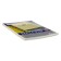 Smooth block for a notebook on A4 rings, 120 sheets in a cage, tinted: 4 colors of 30 sheets