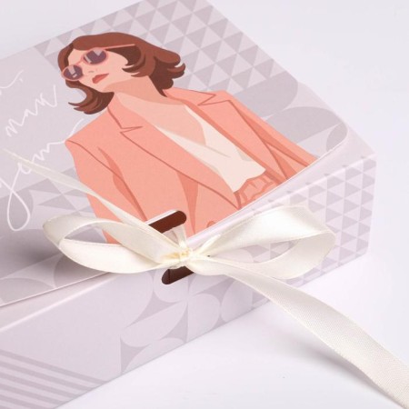 Gift folding box, packaging, "tenderness", 16.5 x 12.5 x 5 cm-2