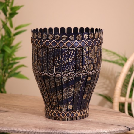 Bamboo basket 27x27x35 cm