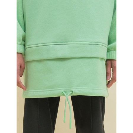 Sweatshirt for girls, height 104 cm, olive color-12