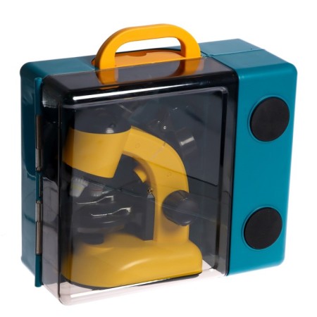 Game set "Portable Laboratory", microscope and 15 items-4