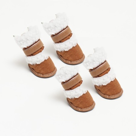 UNT shoes, set 4 pcs, size 2 (sole 5 x 3.8 cm), brown-6