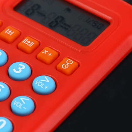 Interactive Calculator Children's Windigo, to study the score + graphic tablet, red-8