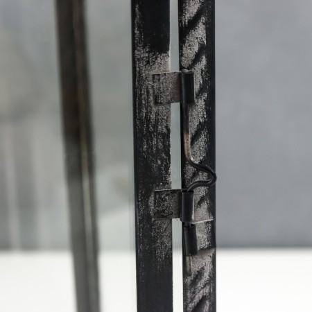 Climber Metal Lantern "Flowers from butterflies" 45x14.5x14.5 cm-6