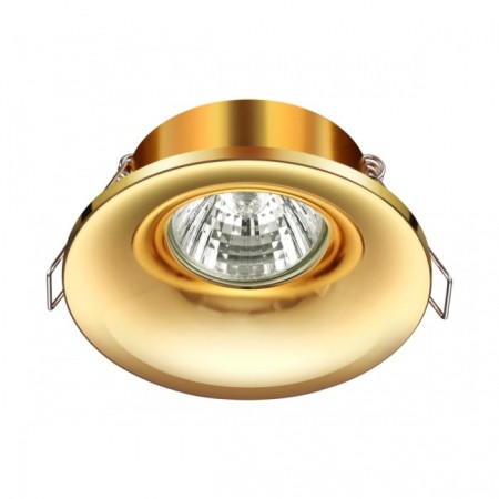 Lamp built -in Novotech. Metis, 50W, GU10, 33x90x90 mm, gold color