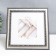 Photo frame Plastic "Mira" 20x20 cm silver (plastic screen)