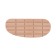 Kerbl wooden block for hooves, 13 cm