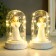 Souvenir Polystone Light "Angel with Flower/Prays" MIX 7x7x11.5 cm