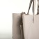 Women's bag on magnet, gray color