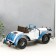Metal souvenir "Retro. White-blue car" 35.5x15.5x14 cm