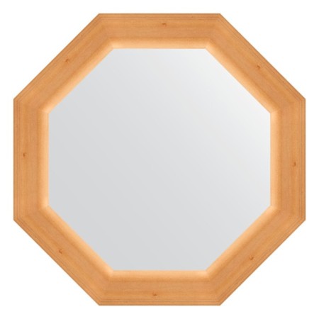 Mirror in the baguette frame, pine 62 mm, 51.6x51.6 cm
