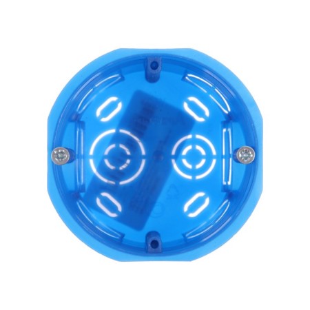 Installation box Luazon Lighting, 68x45 mm, IP20, for continuous walls, blue-1
