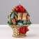 Decorative candle "Christmas gift", 8x10.5x10.5 cm