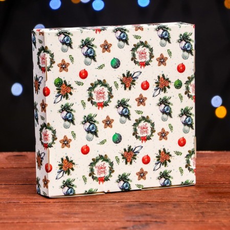 Self -charged box "Festive guest", 16 x 16 x 3 cm-1